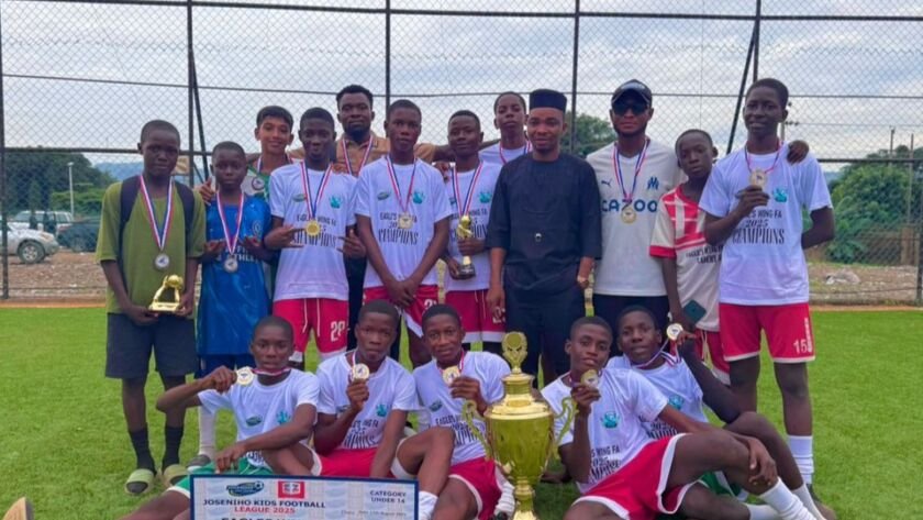 Eagle's Wing Under 14 champions