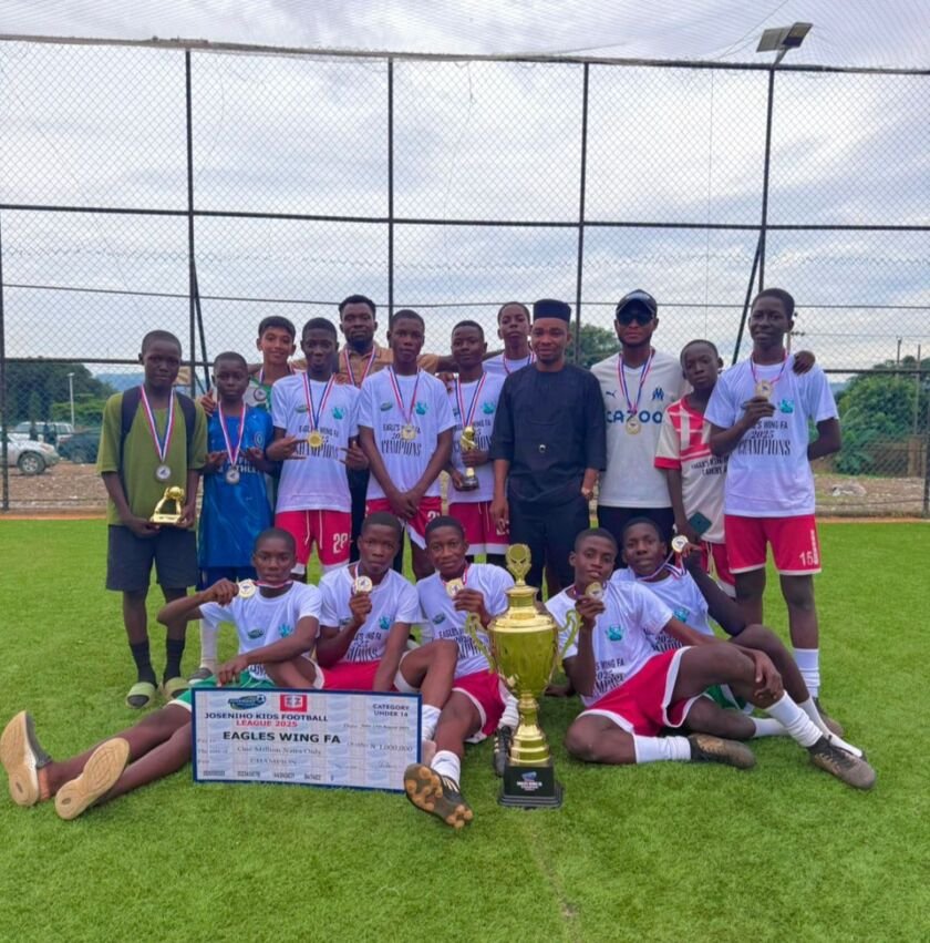Eagle's Wing Under 14 champions