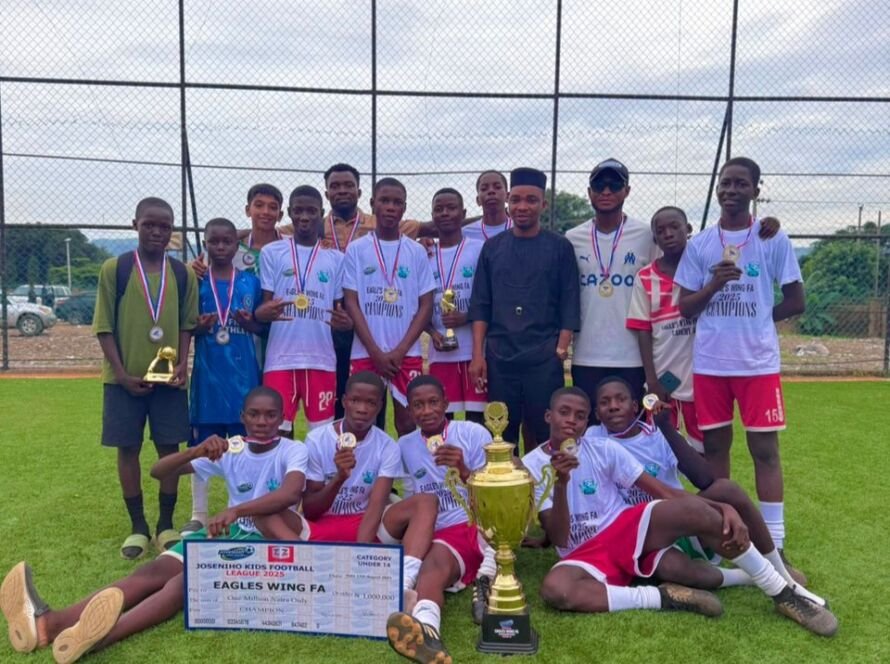 Eagle's Wing Under 14 champions